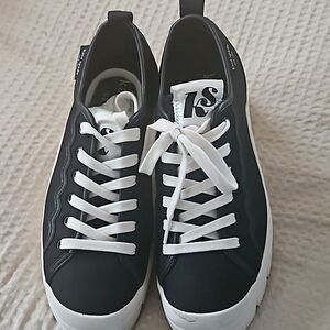 Kate Spade black and white sneakers